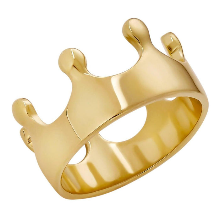 King/Queen Crown Ring | 14k Gold Vermeil 925 Silver