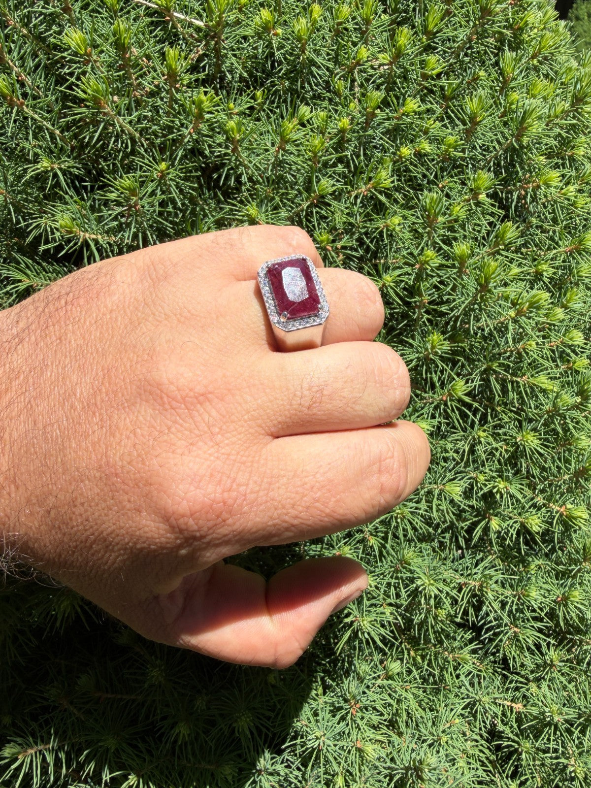 Moissanite Fortress Ring | 925 Silver