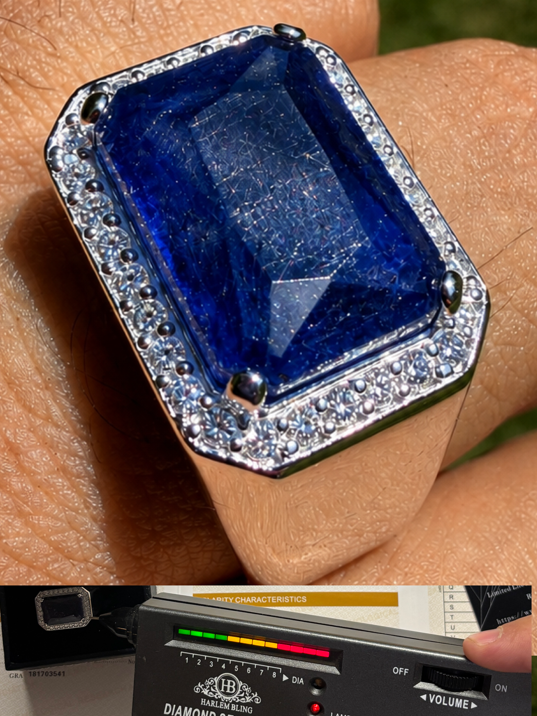 Moissanite Fortress Ring | 925 Silver