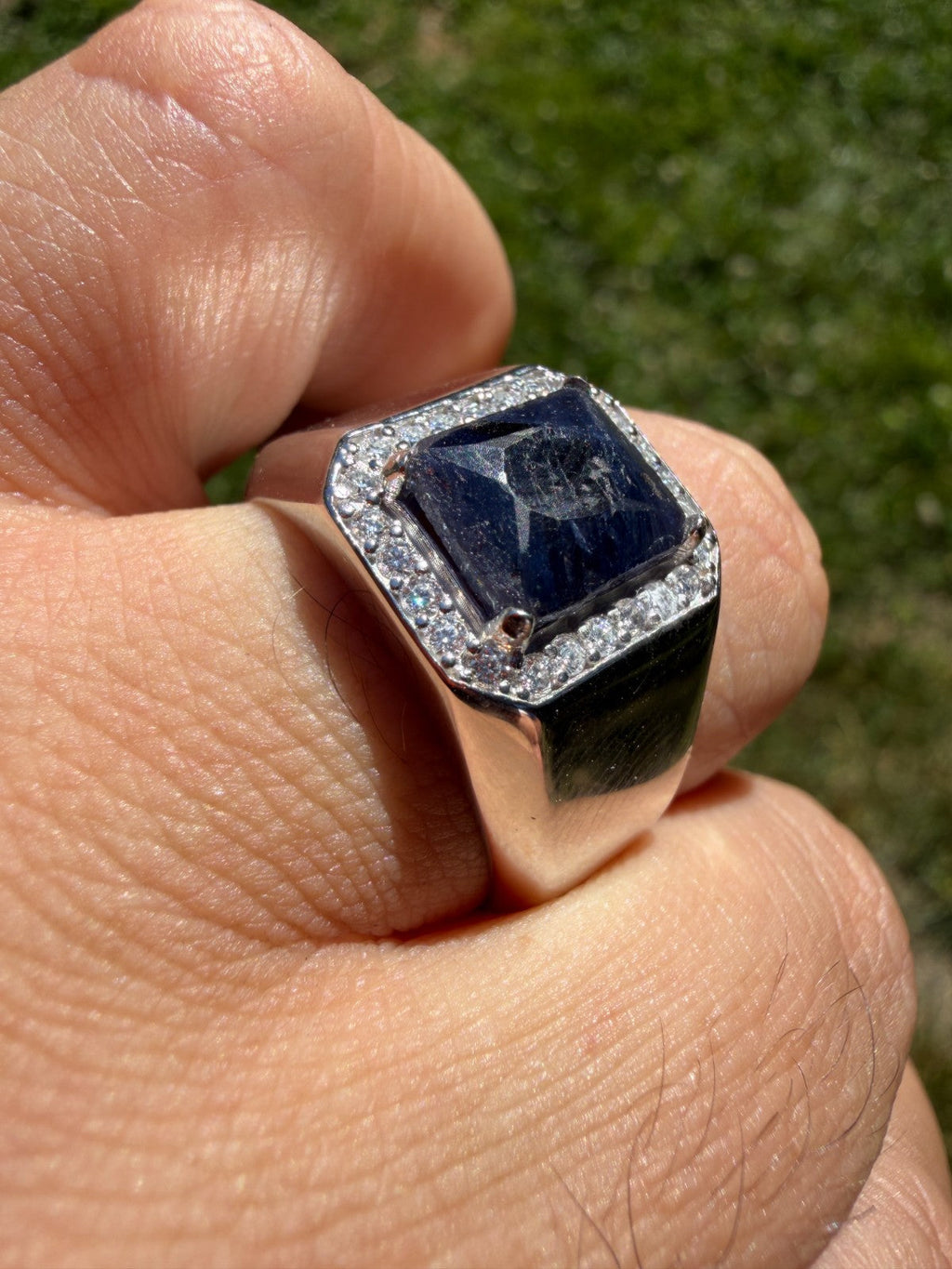 Moissanite Cardinal Crown Ring | 925 Silver