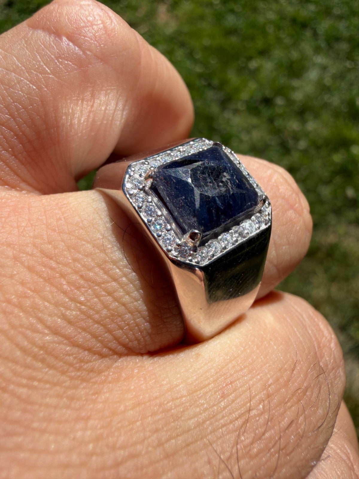 Moissanite Cardinal Crown Ring | 925 Silver
