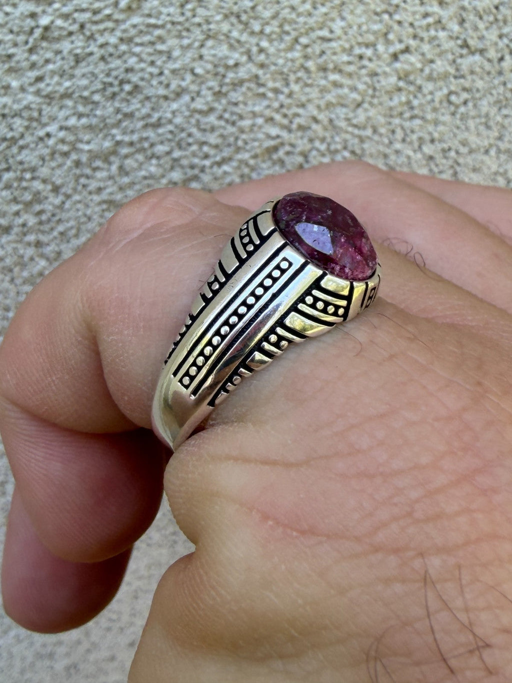 Navajo Tribe Ring | 925 Silver Oxidized