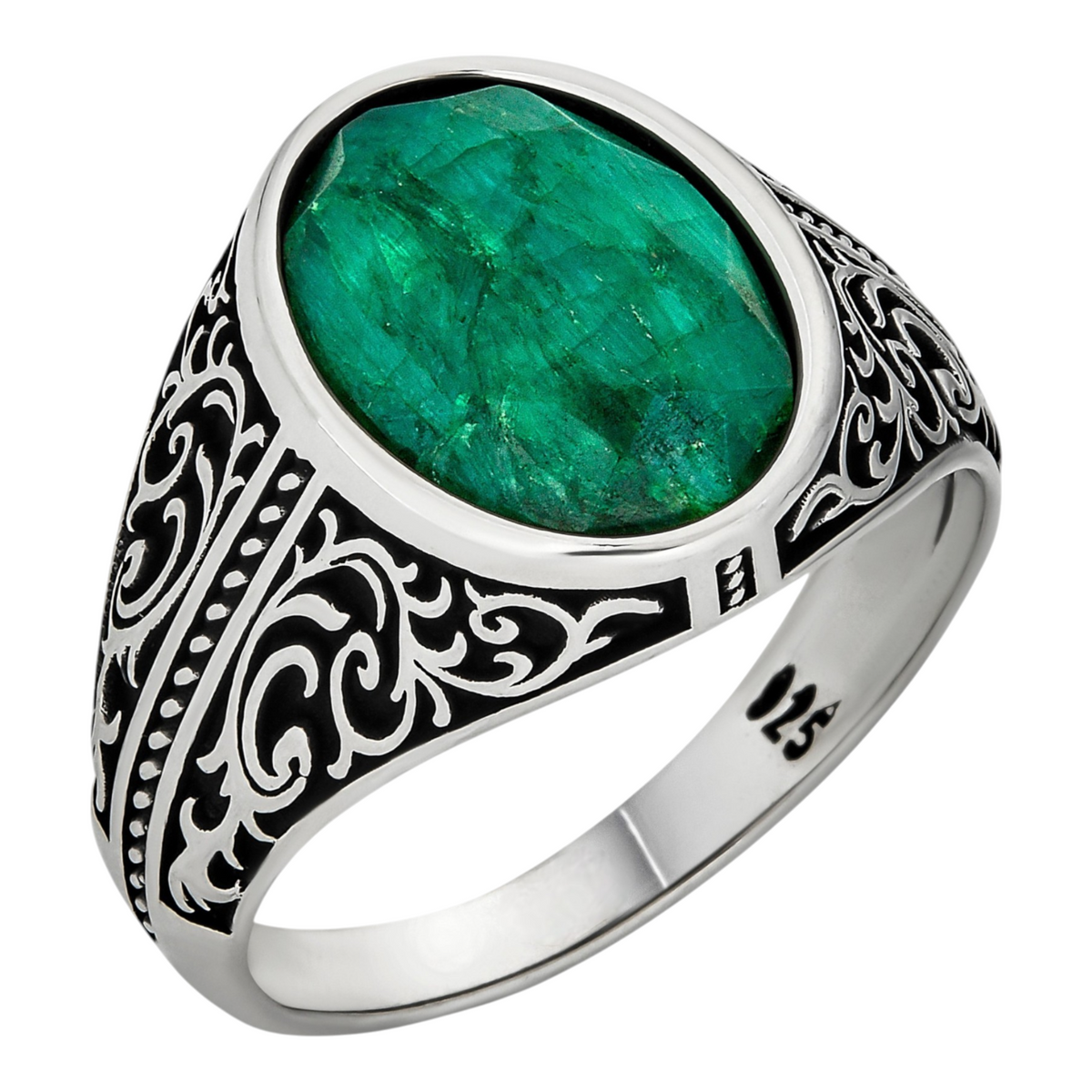 Columbian King Ring | 925 Silver Oxidized