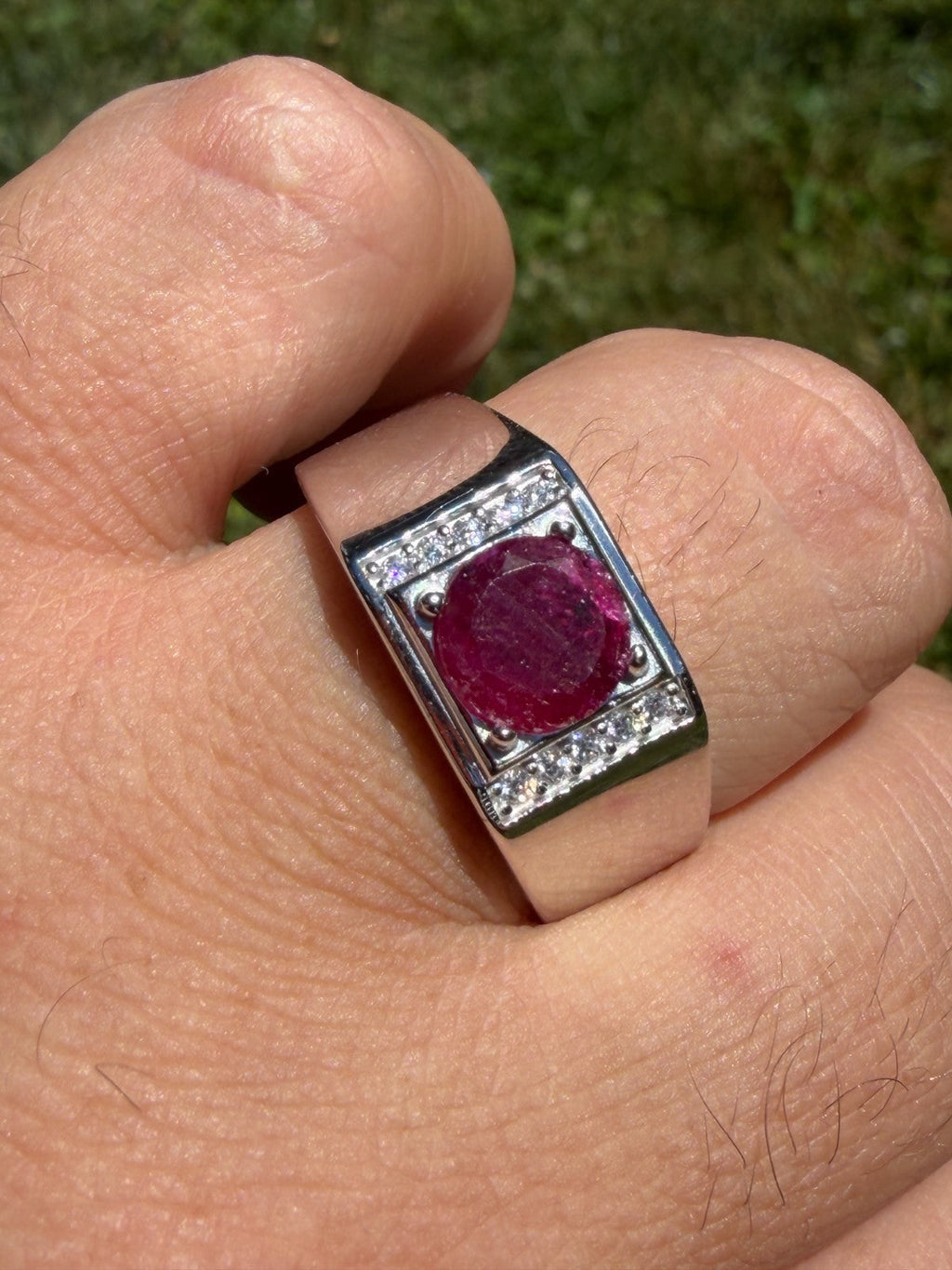 Moissanite Monarch Ring | 925 Silver