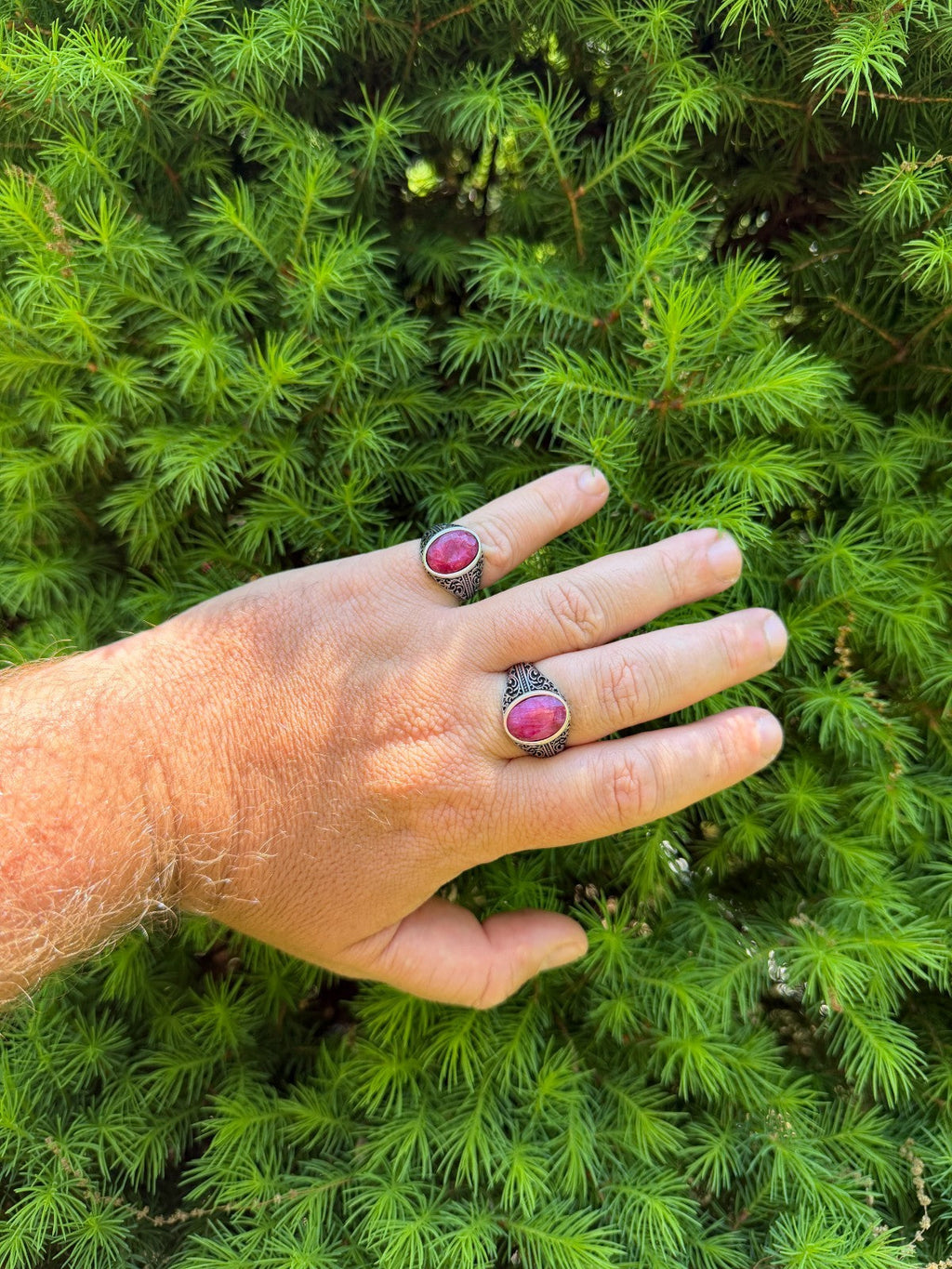 Columbian King Ring | 925 Silver Oxidized