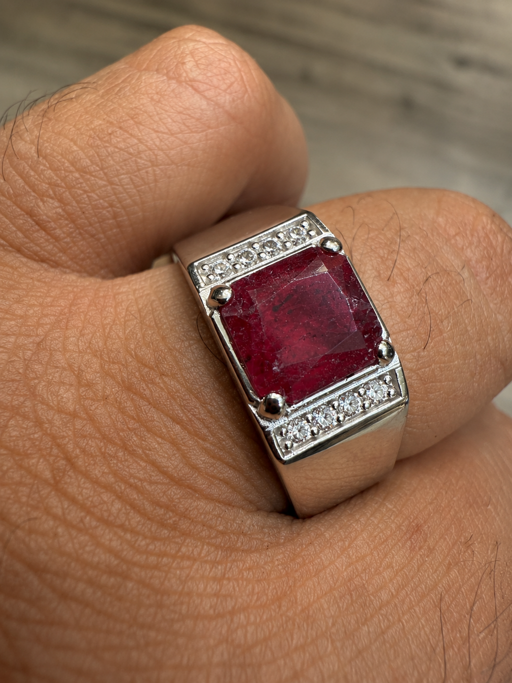 Moissanite Monarch Ring | 925 Silver