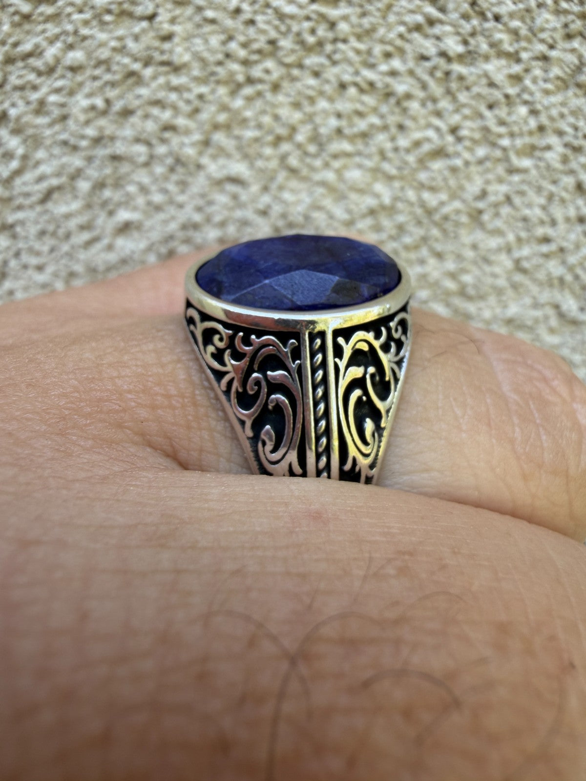 Columbian King Ring | 925 Silver Oxidized