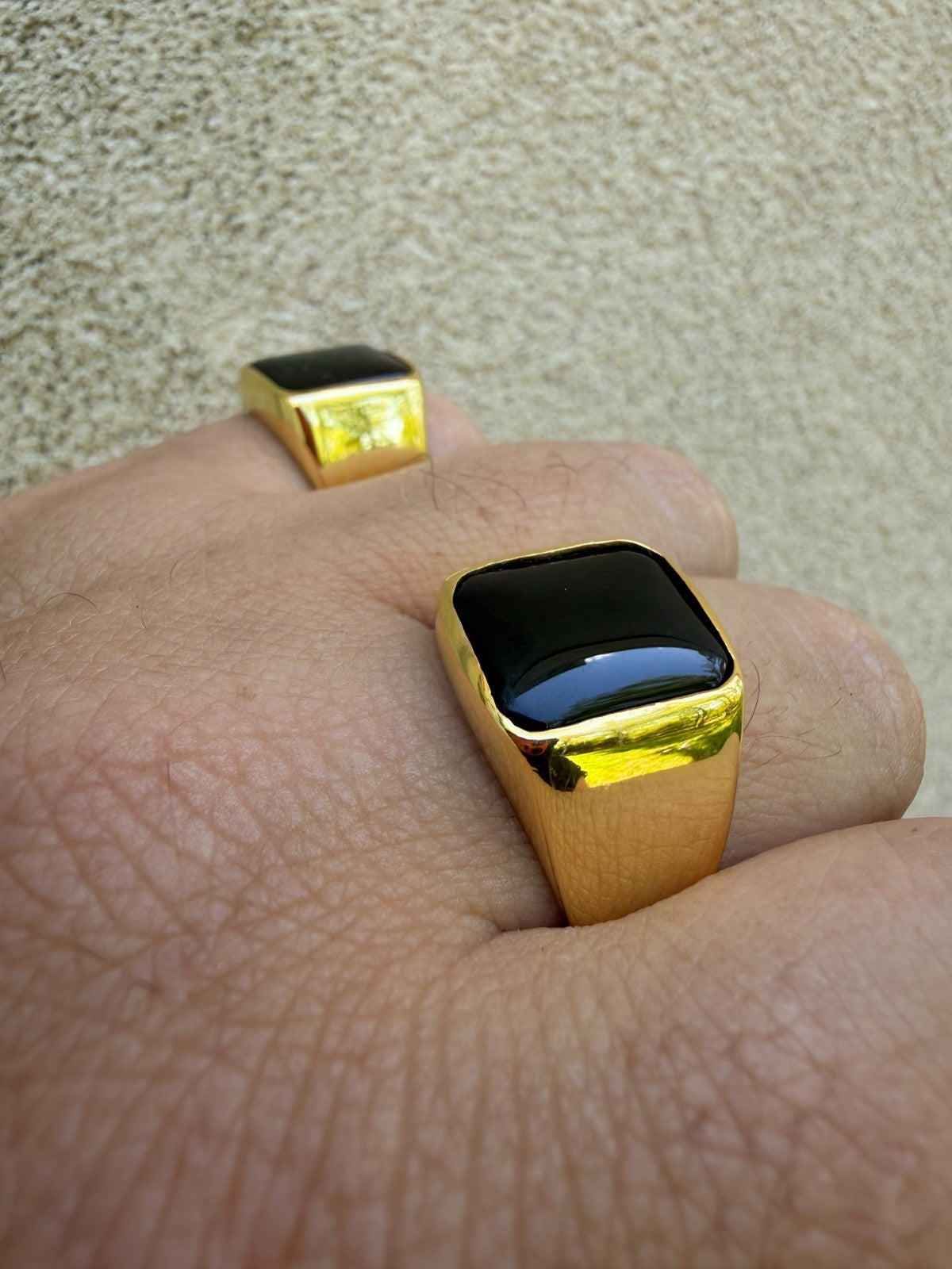 Midnight Don Ring | 14k Gold Vermeil 925 Silver