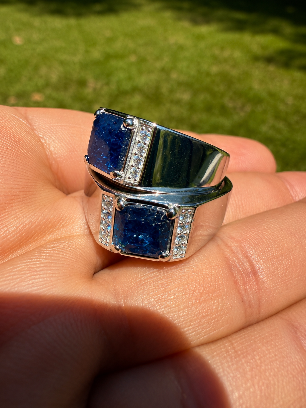 Moissanite Kingsmark Ring | 925 Silver