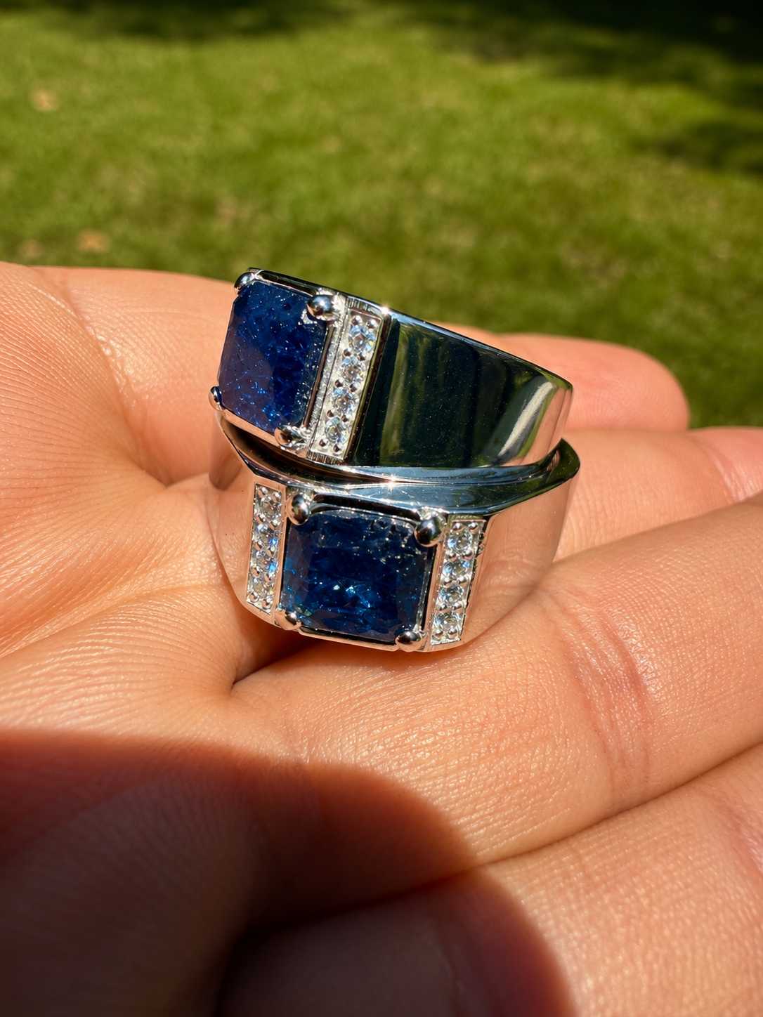 Moissanite Kingsmark Ring | 925 Silver