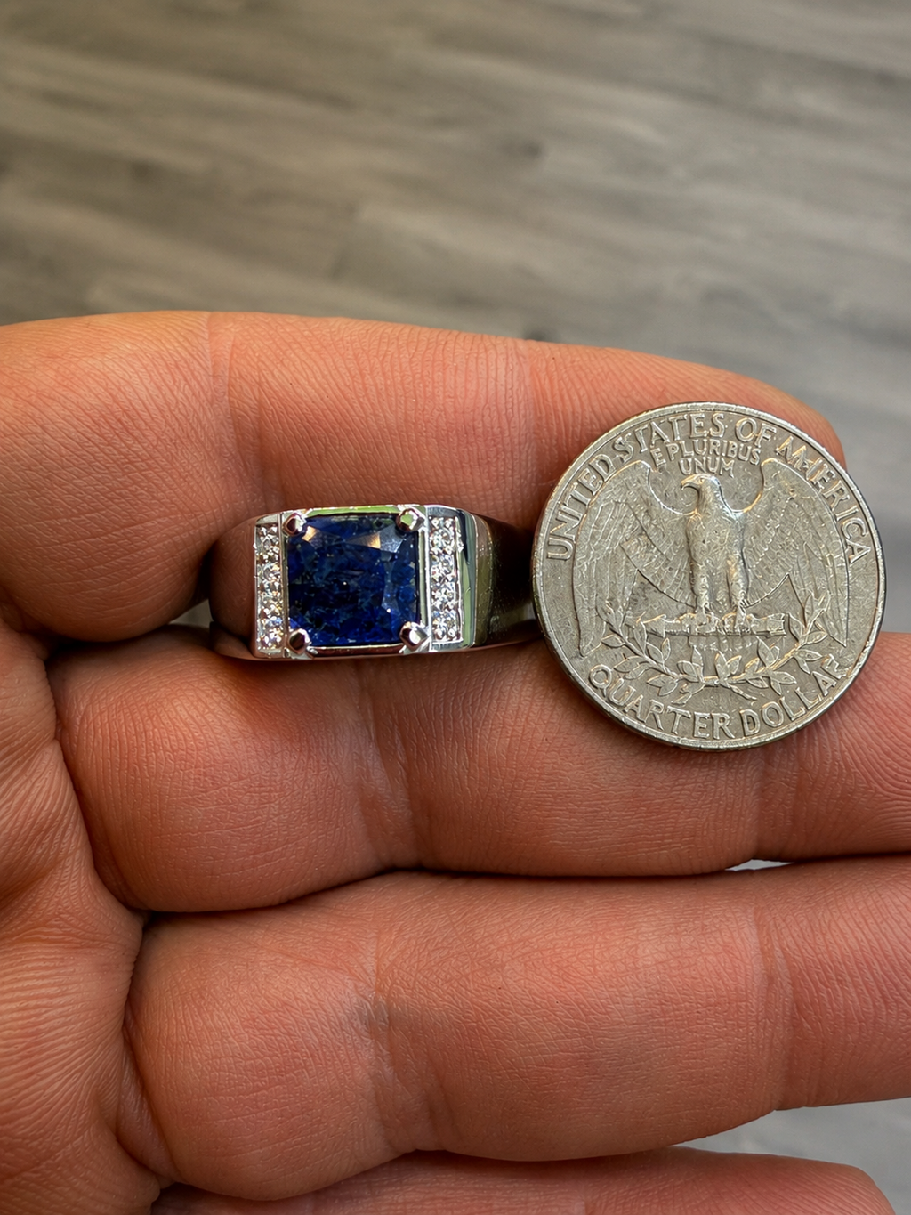 Moissanite Kingsmark Ring | 925 Silver