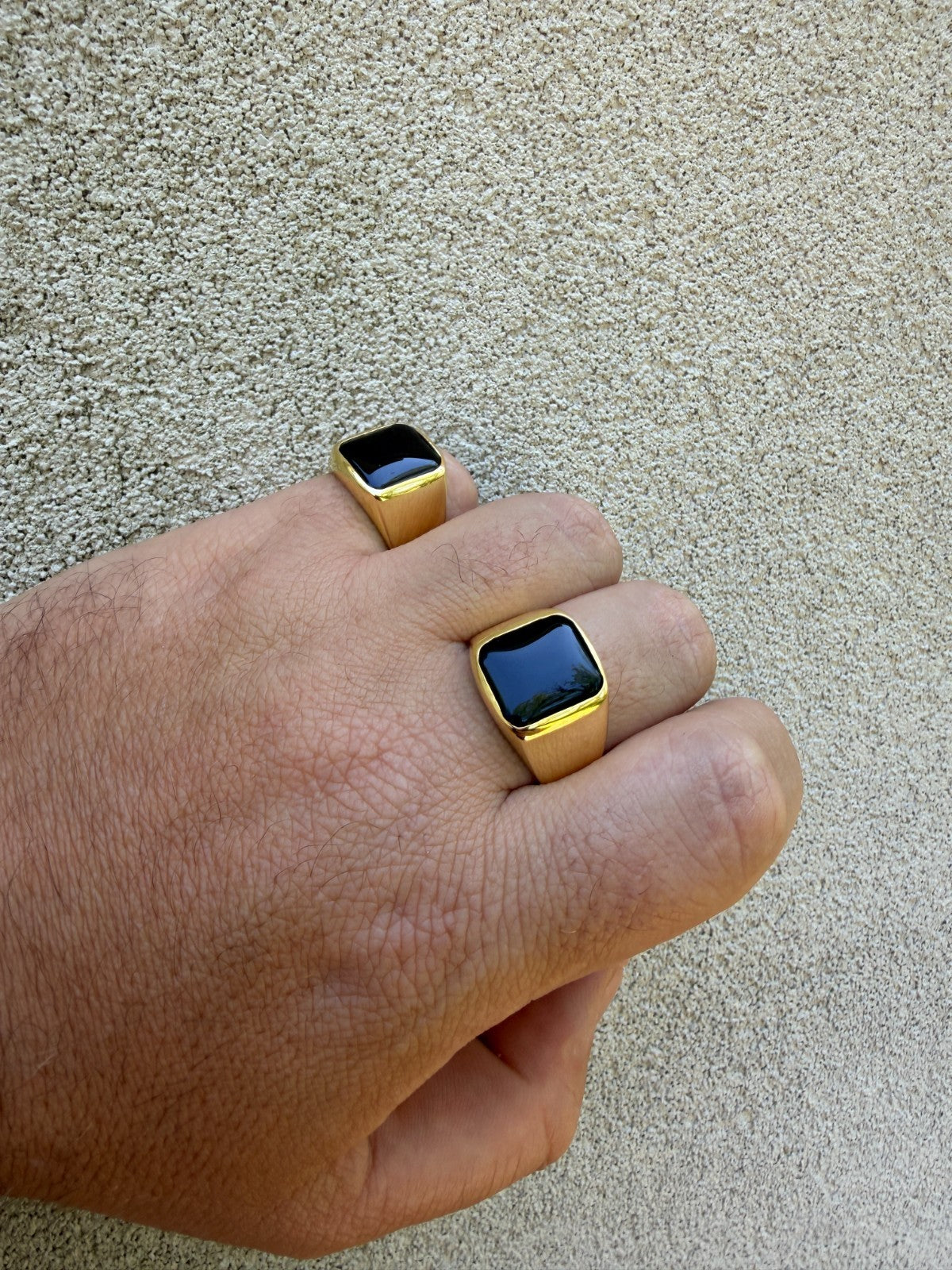 Midnight Don Ring | 14k Gold Vermeil 925 Silver