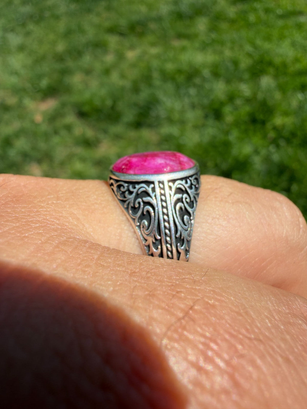 Columbian King Ring | 925 Silver Oxidized