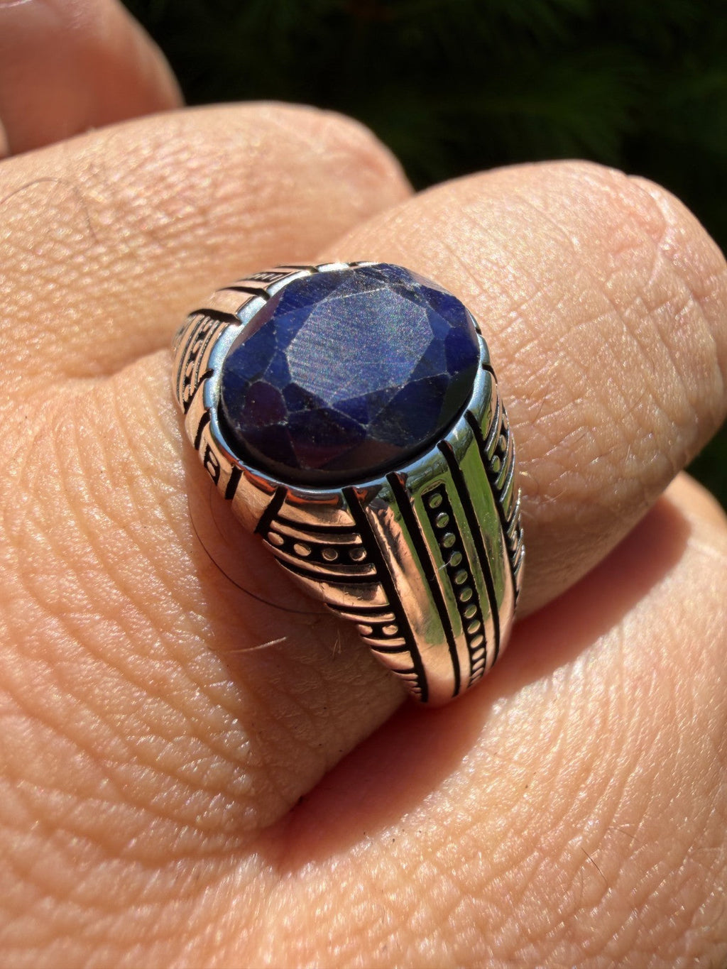 Navajo Tribe Ring | 925 Silver Oxidized