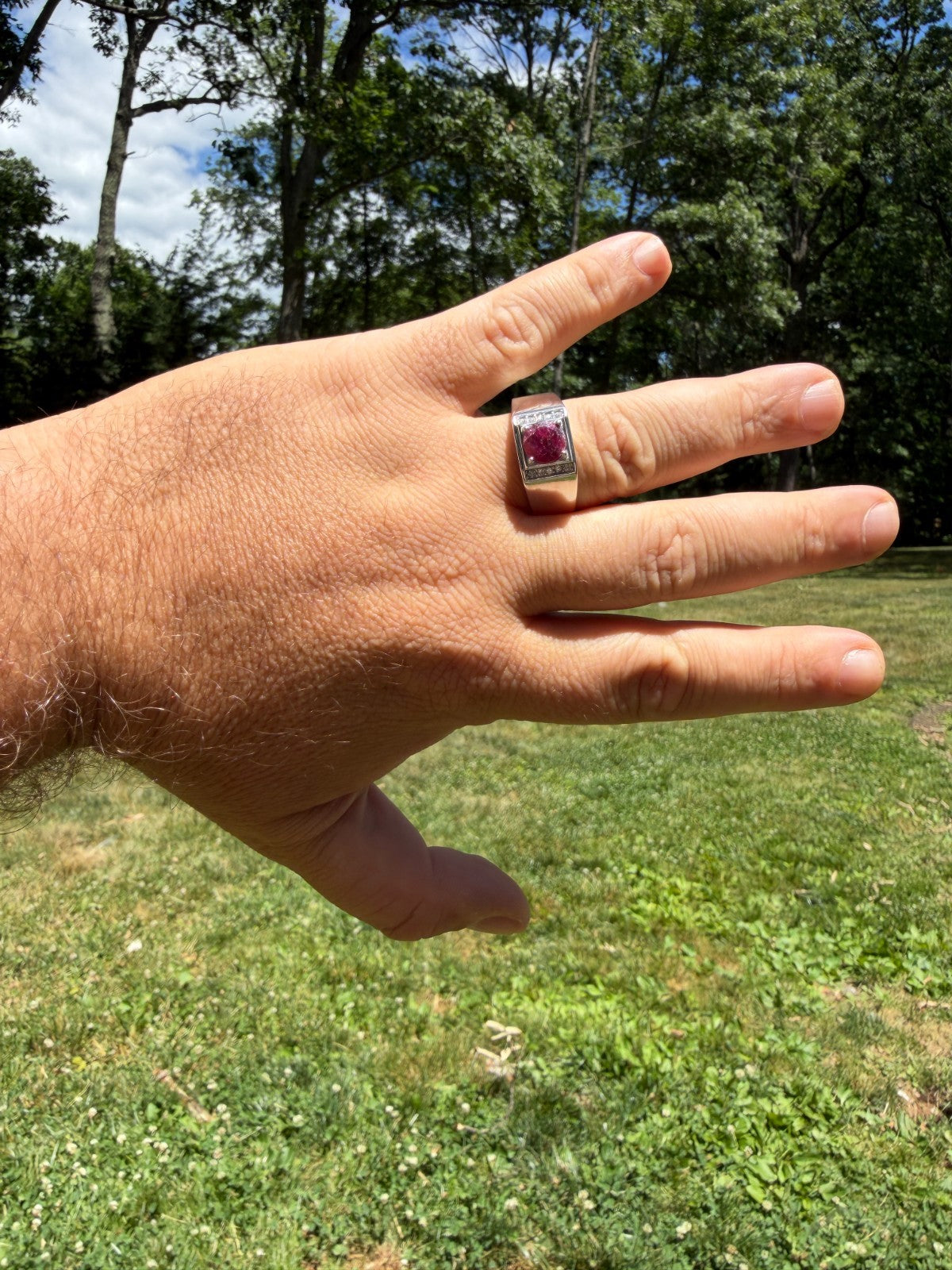 Moissanite Monarch Ring | 925 Silver