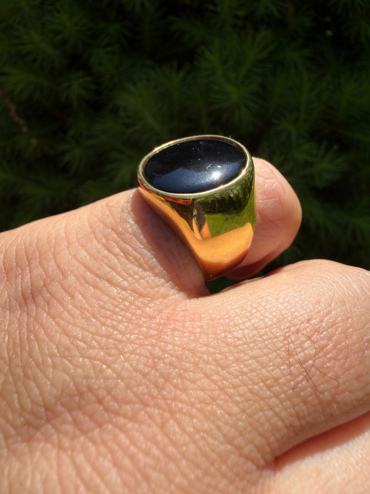 Shadow Boss Ring | 14k Gold Vermeil 925 Silver