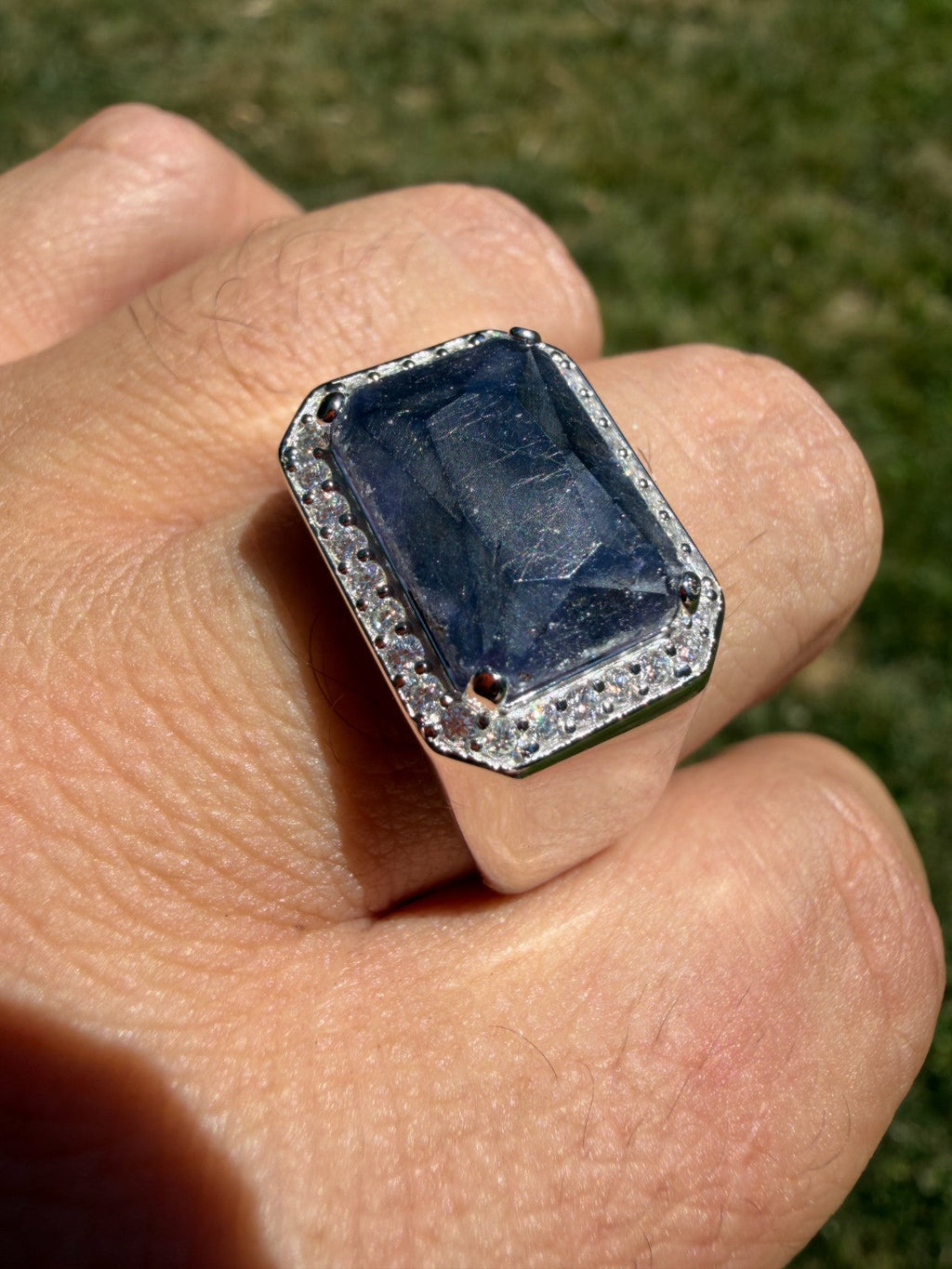 Moissanite Fortress Ring | 925 Silver