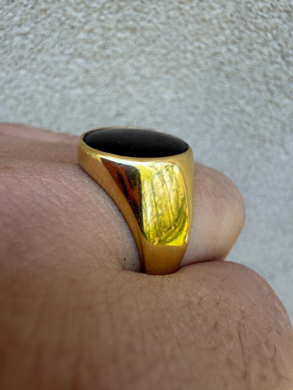 Shadow Boss Ring | 14k Gold Vermeil 925 Silver