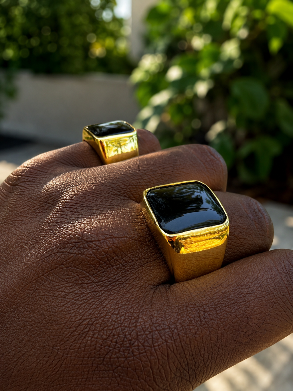 Midnight Don Ring | 14k Gold Vermeil 925 Silver