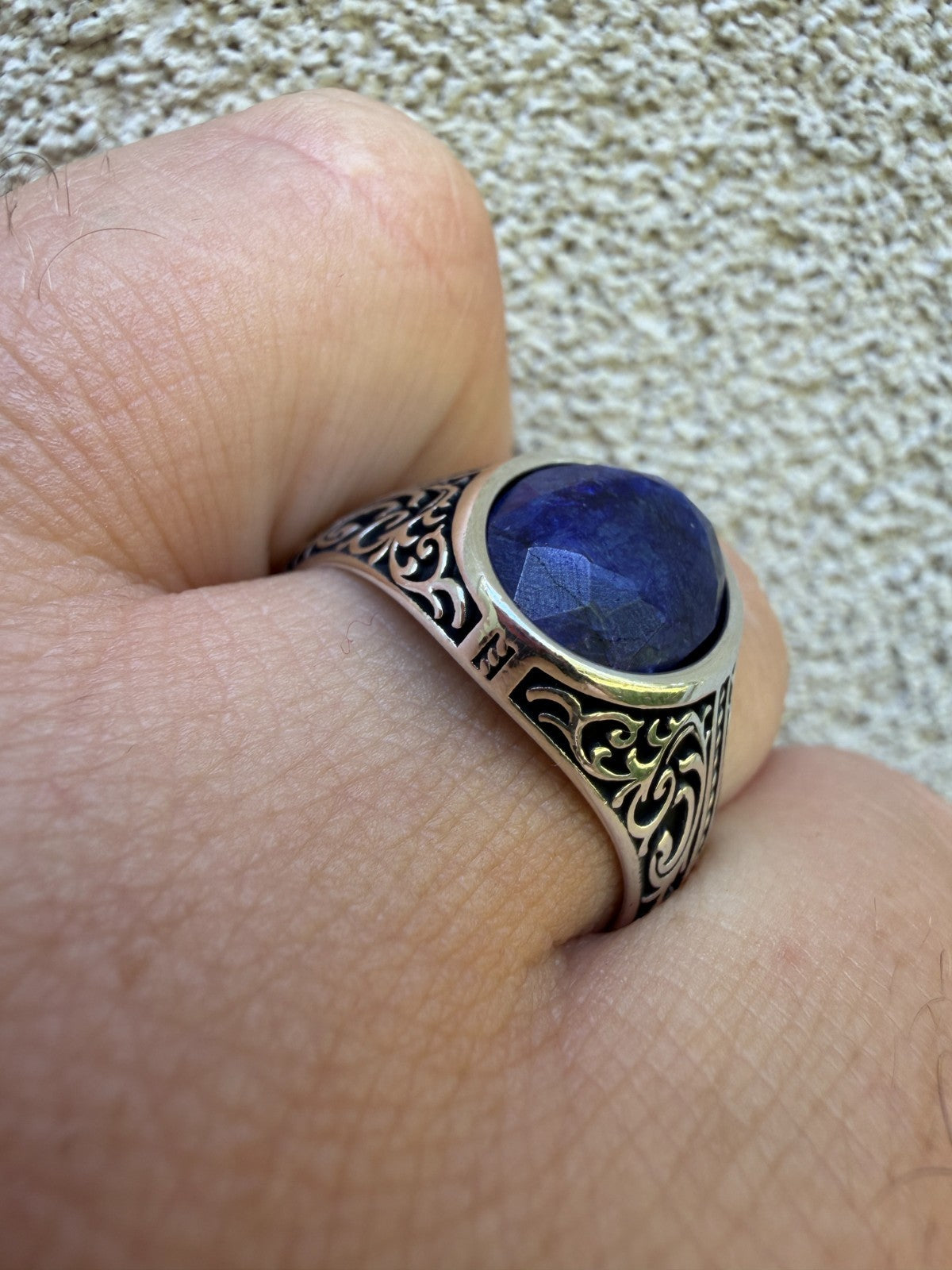 Columbian King Ring | 925 Silver Oxidized