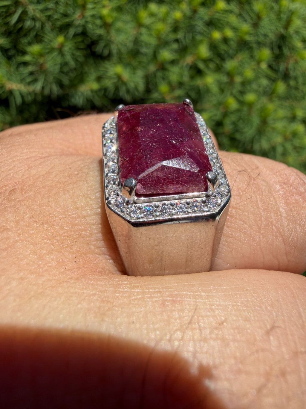 Moissanite Fortress Ring | 925 Silver