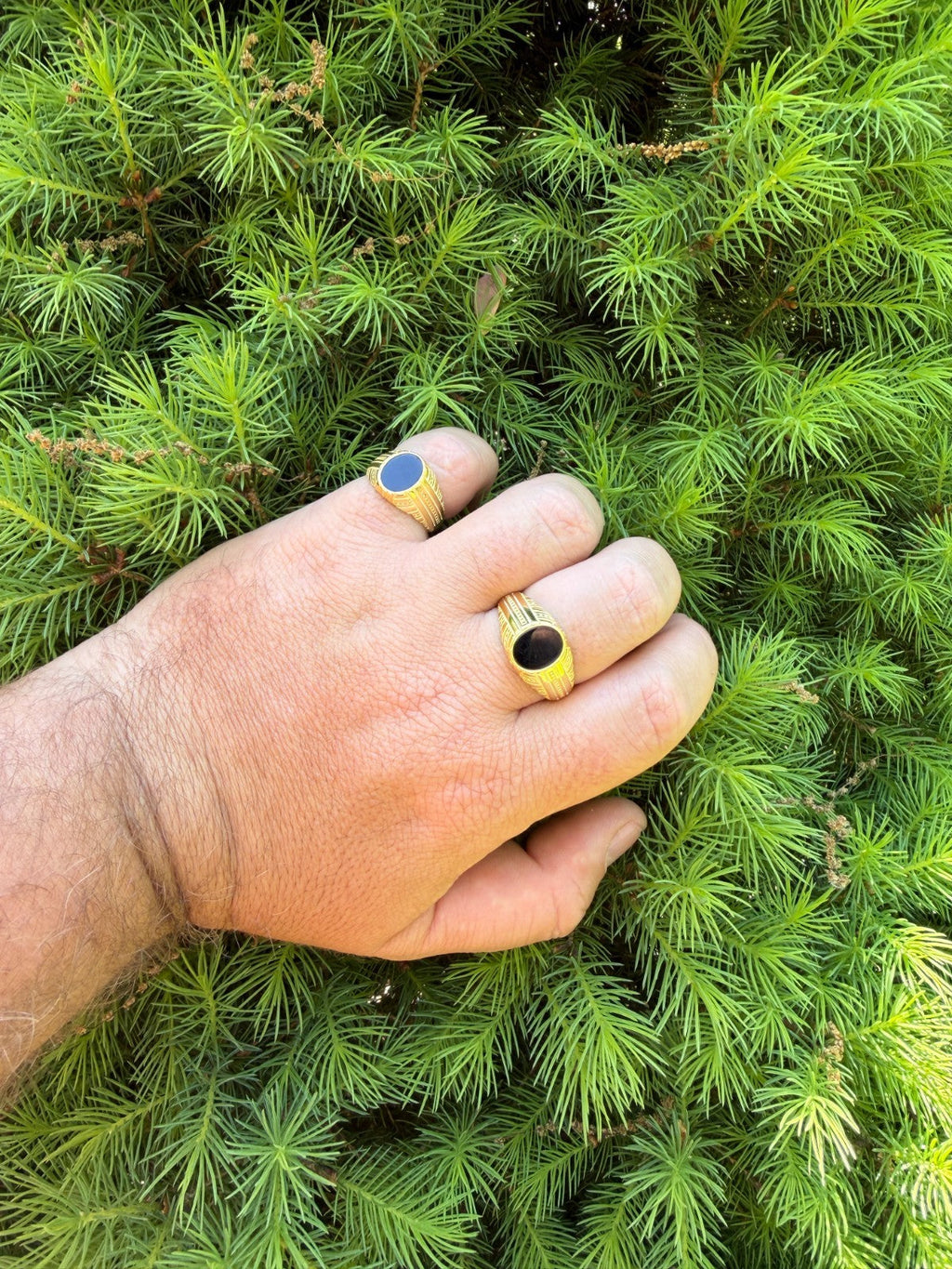 Navajo Tribe Ring | 14k Gold Vermeil 925 Silver