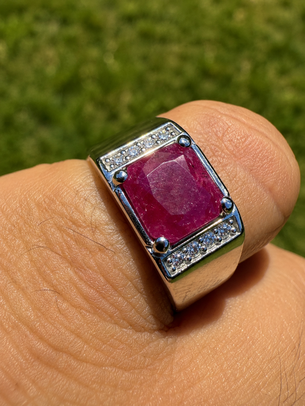 Moissanite Monarch Ring | 925 Silver
