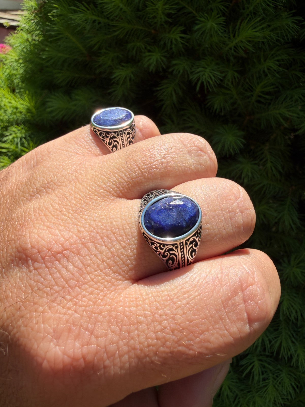 Columbian King Ring | 925 Silver Oxidized