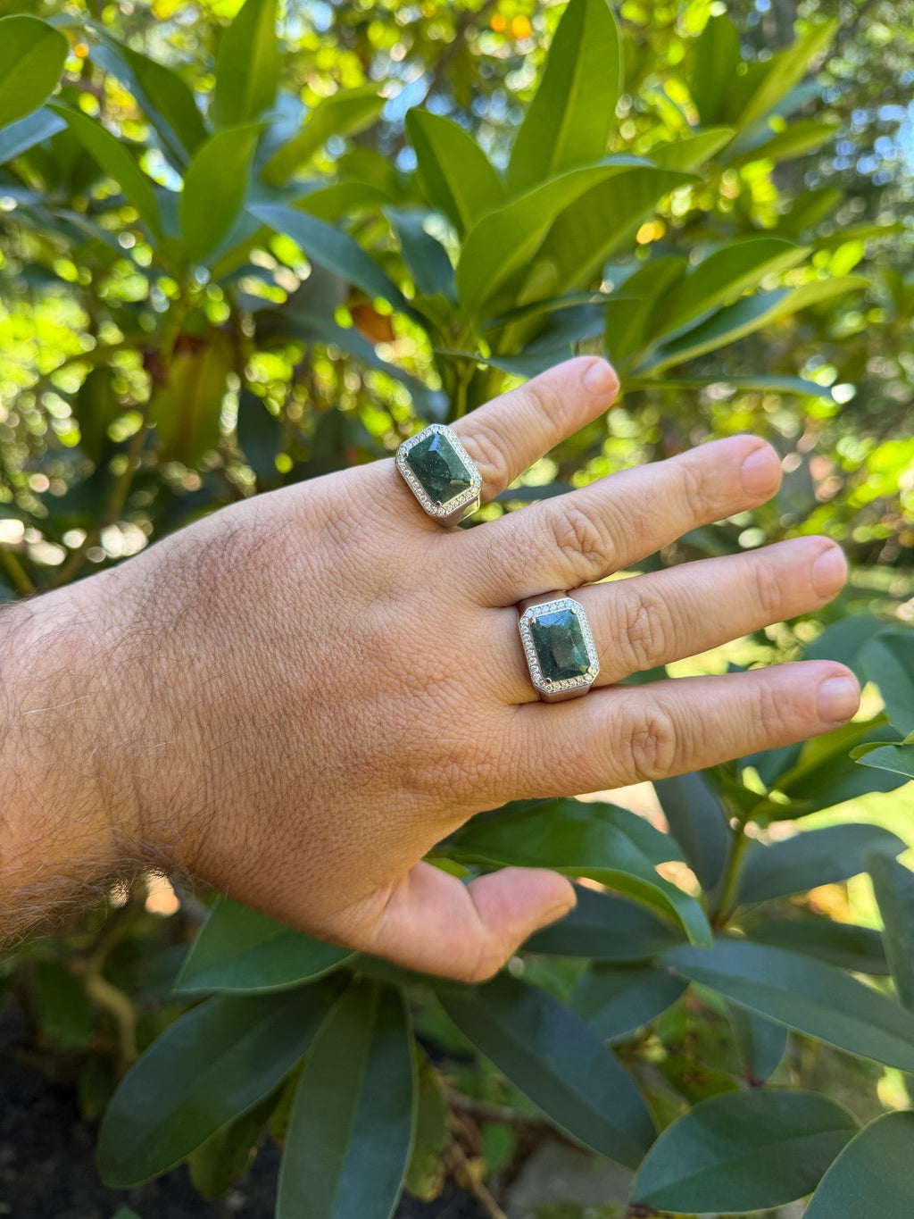 Moissanite Fortress Ring | 925 Silver