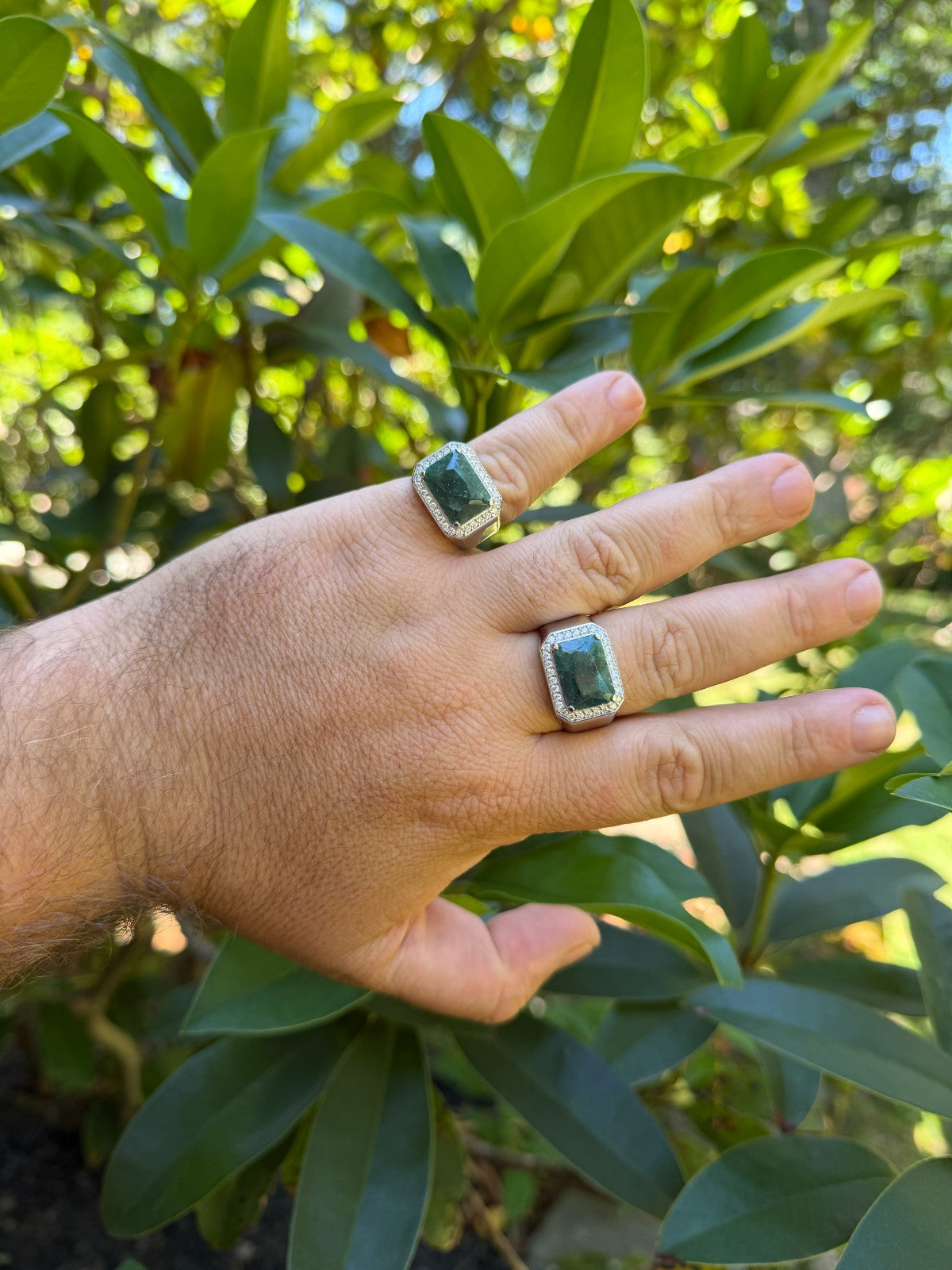 Moissanite Fortress Ring | 925 Silver