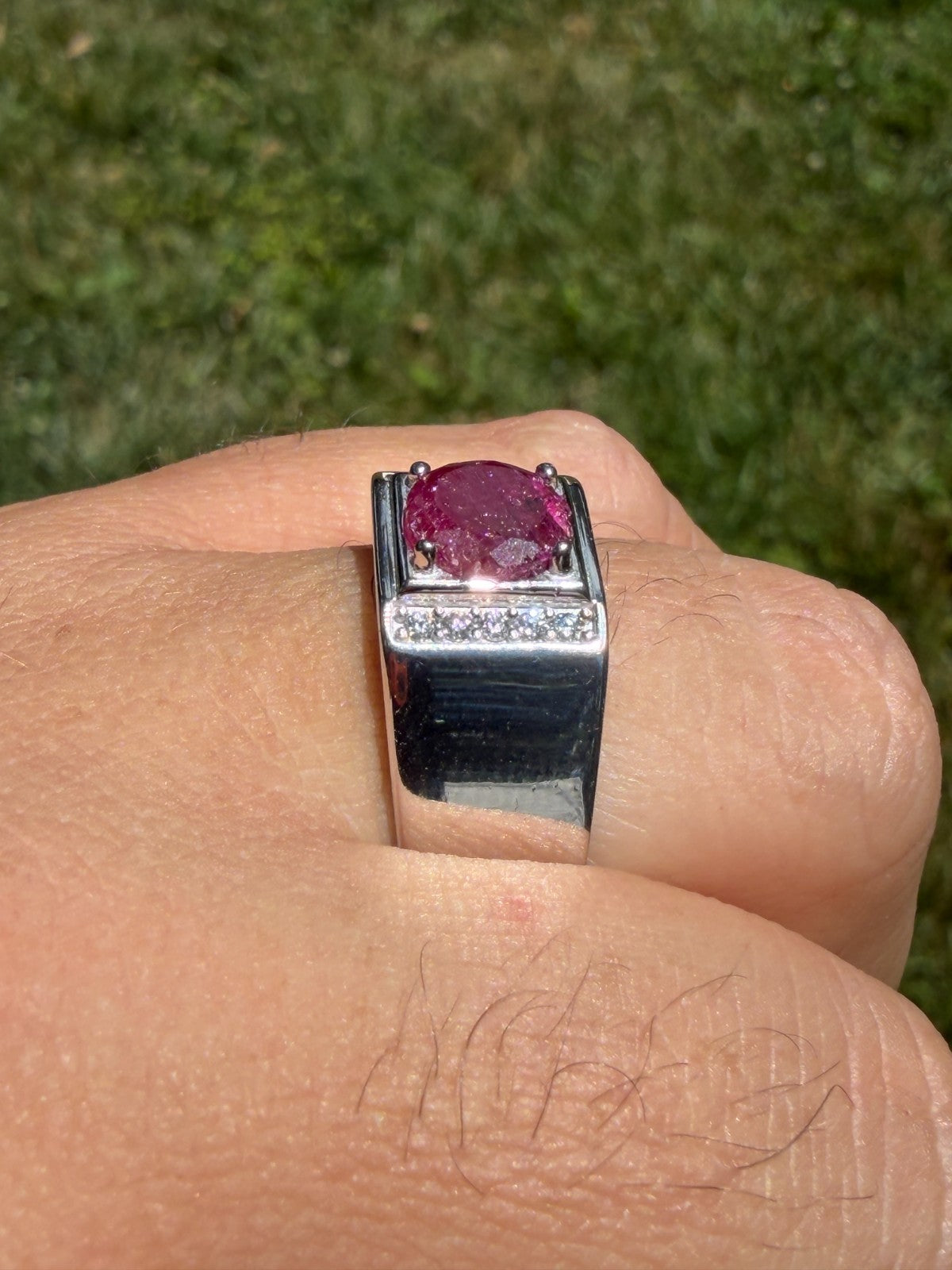 Moissanite Monarch Ring | 925 Silver