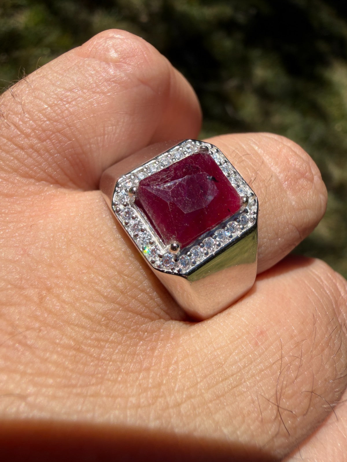 Moissanite Cardinal Crown Ring | 925 Silver