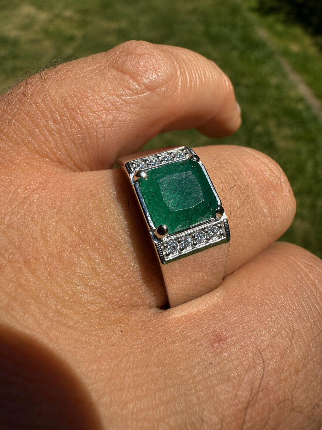 Moissanite Kingsmark Ring | 925 Silver