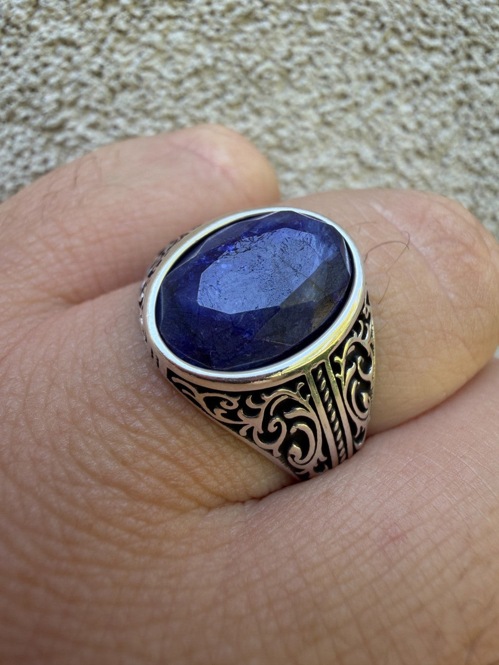 Columbian King Ring | 925 Silver Oxidized