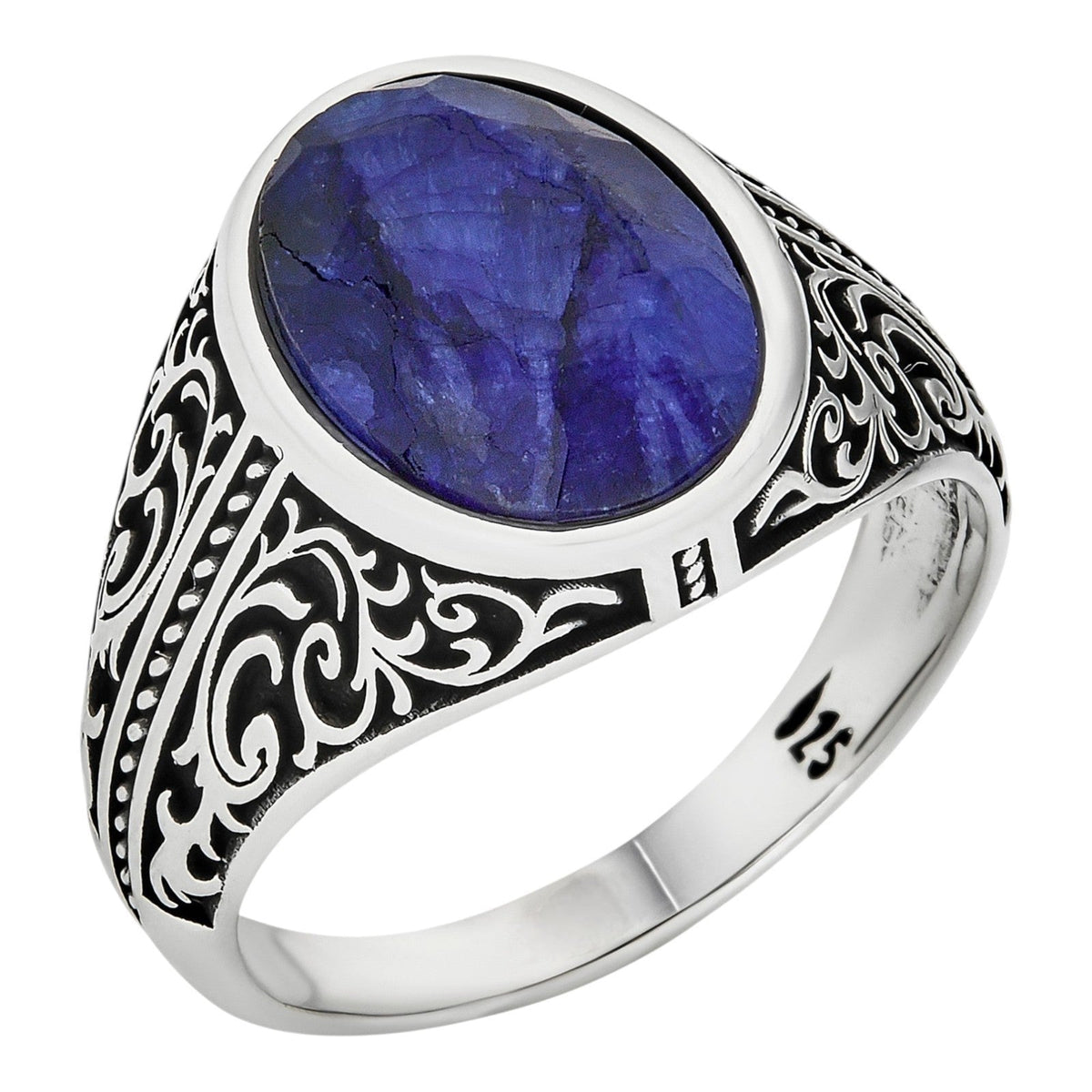 Columbian King Ring | 925 Silver Oxidized
