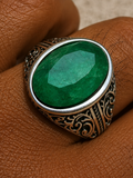 Columbian King Ring | 925 Silver Oxidized