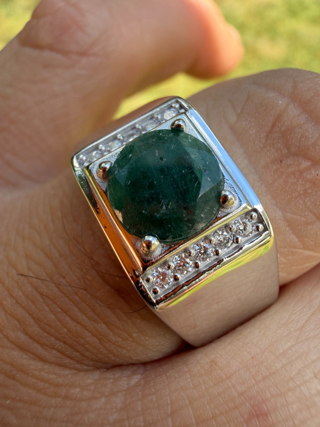 Moissanite Monarch Ring | 925 Silver