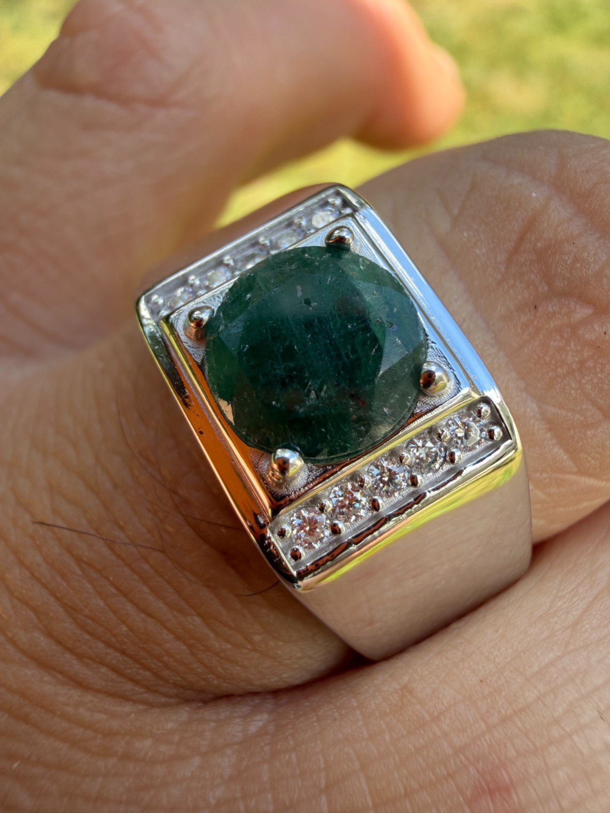 Moissanite Monarch Ring | 925 Silver