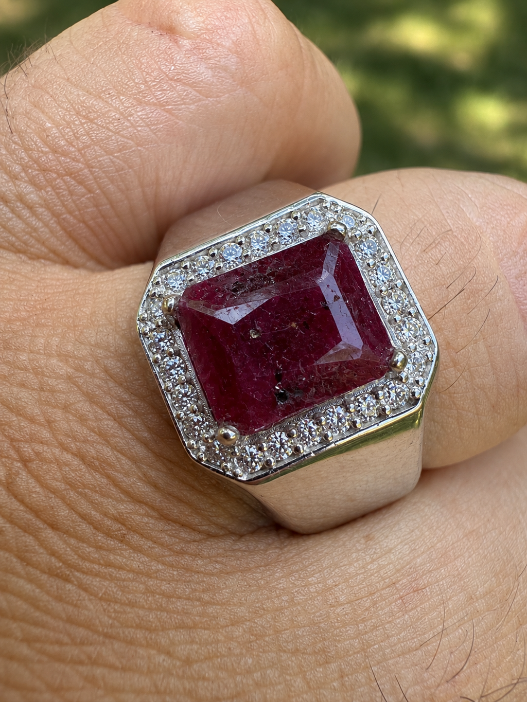 Moissanite Cardinal Crown Ring | 925 Silver