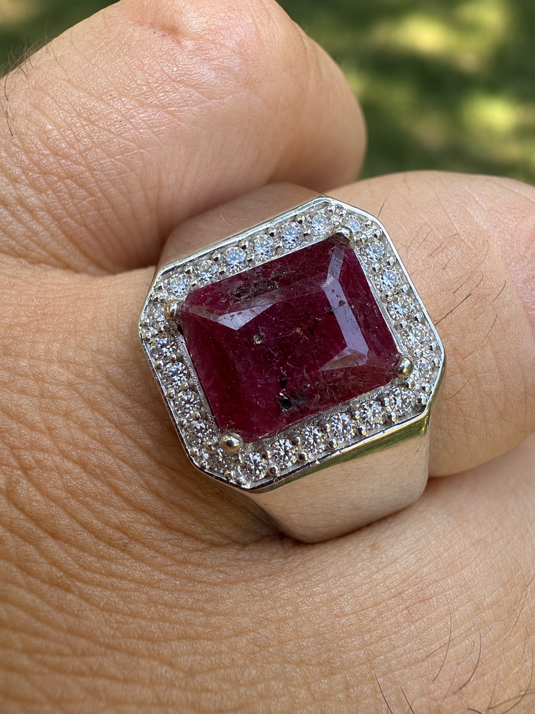 Moissanite Cardinal Crown Ring | 925 Silver