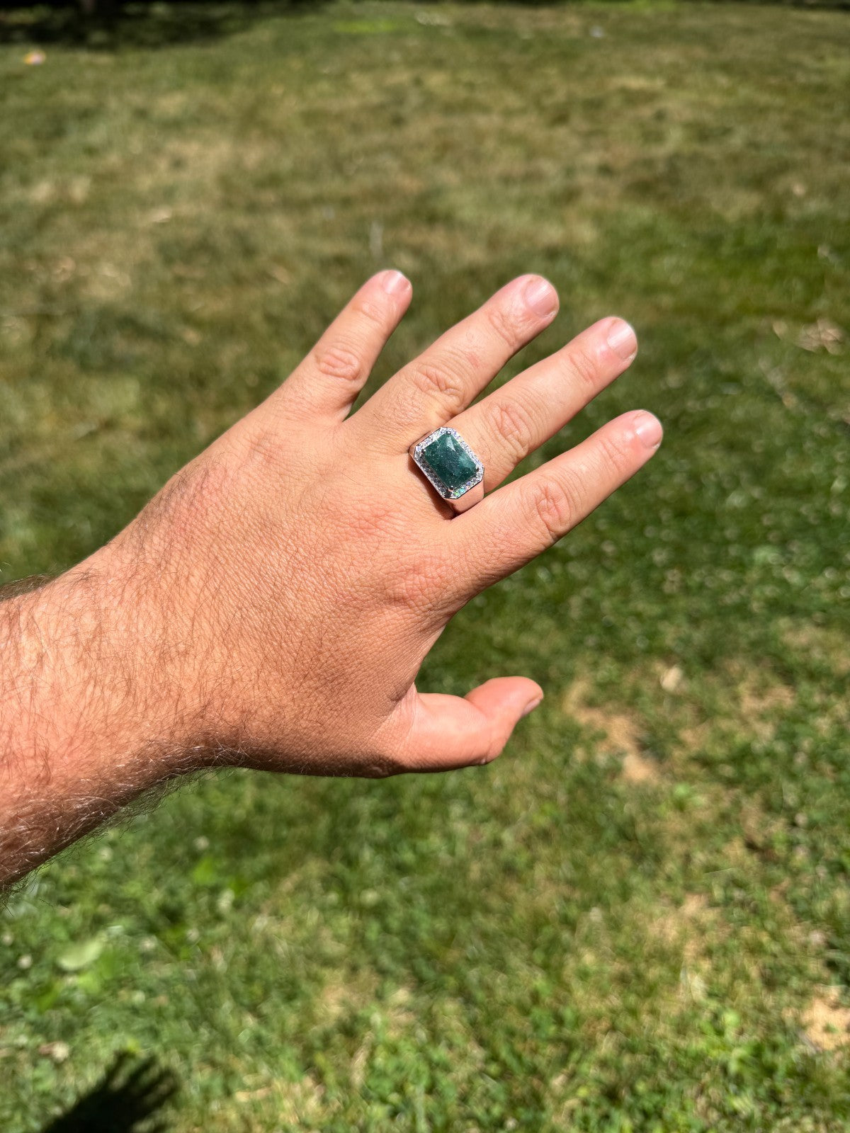 Moissanite Fortress Ring | 925 Silver