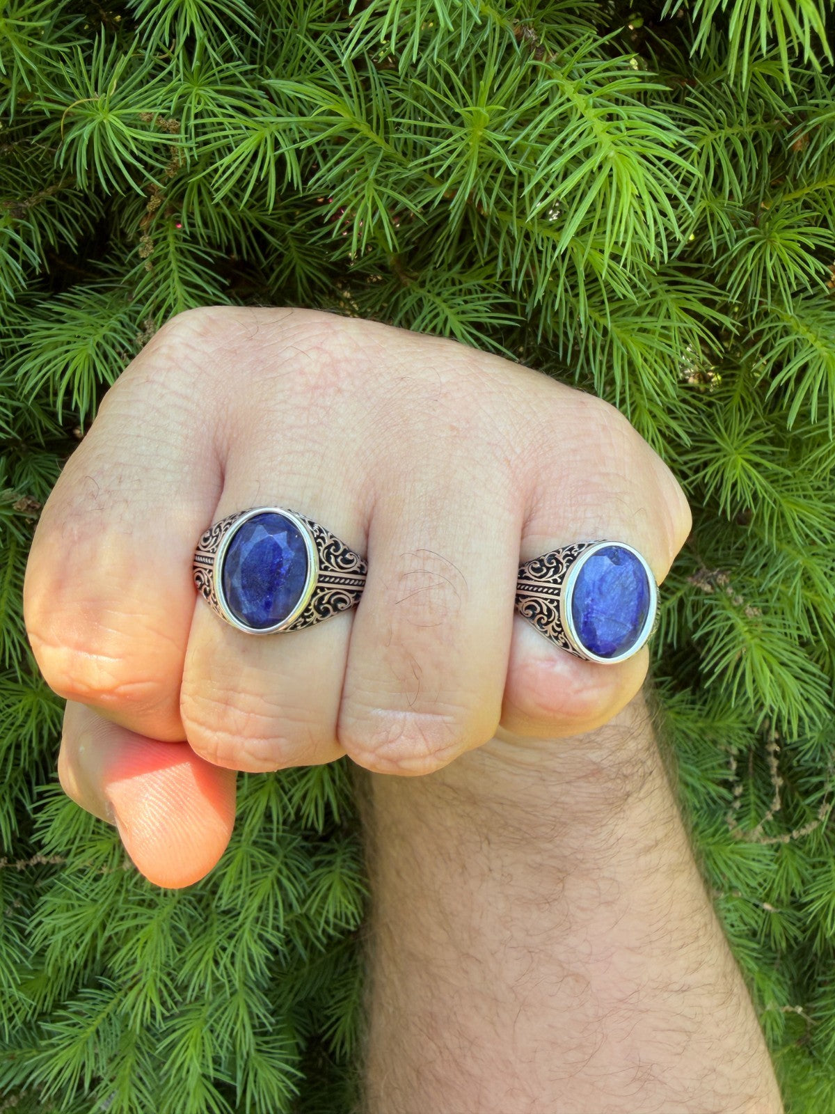 Columbian King Ring | 925 Silver Oxidized