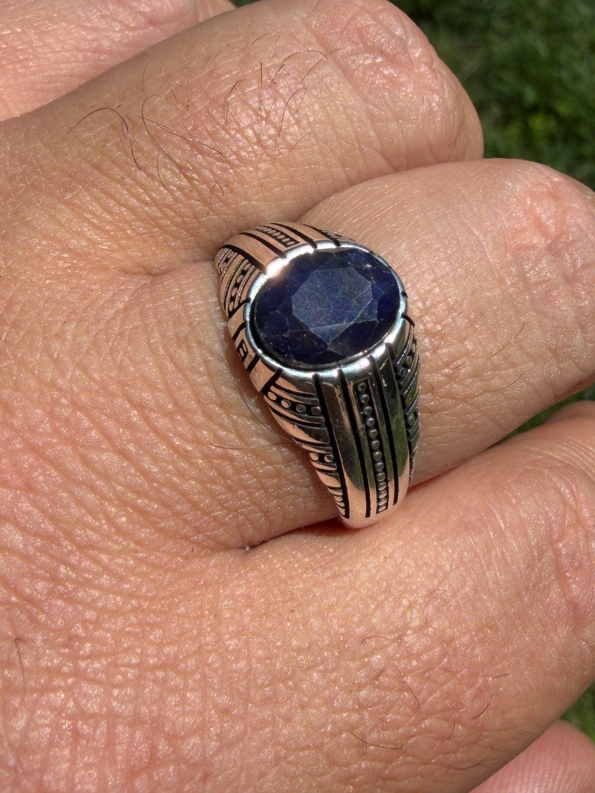 Navajo Tribe Ring | 925 Silver Oxidized