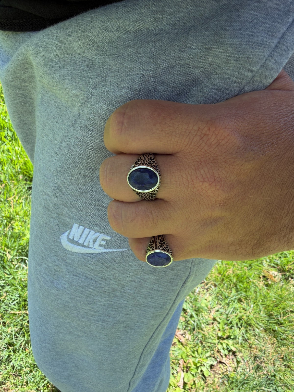Columbian King Ring | 925 Silver Oxidized