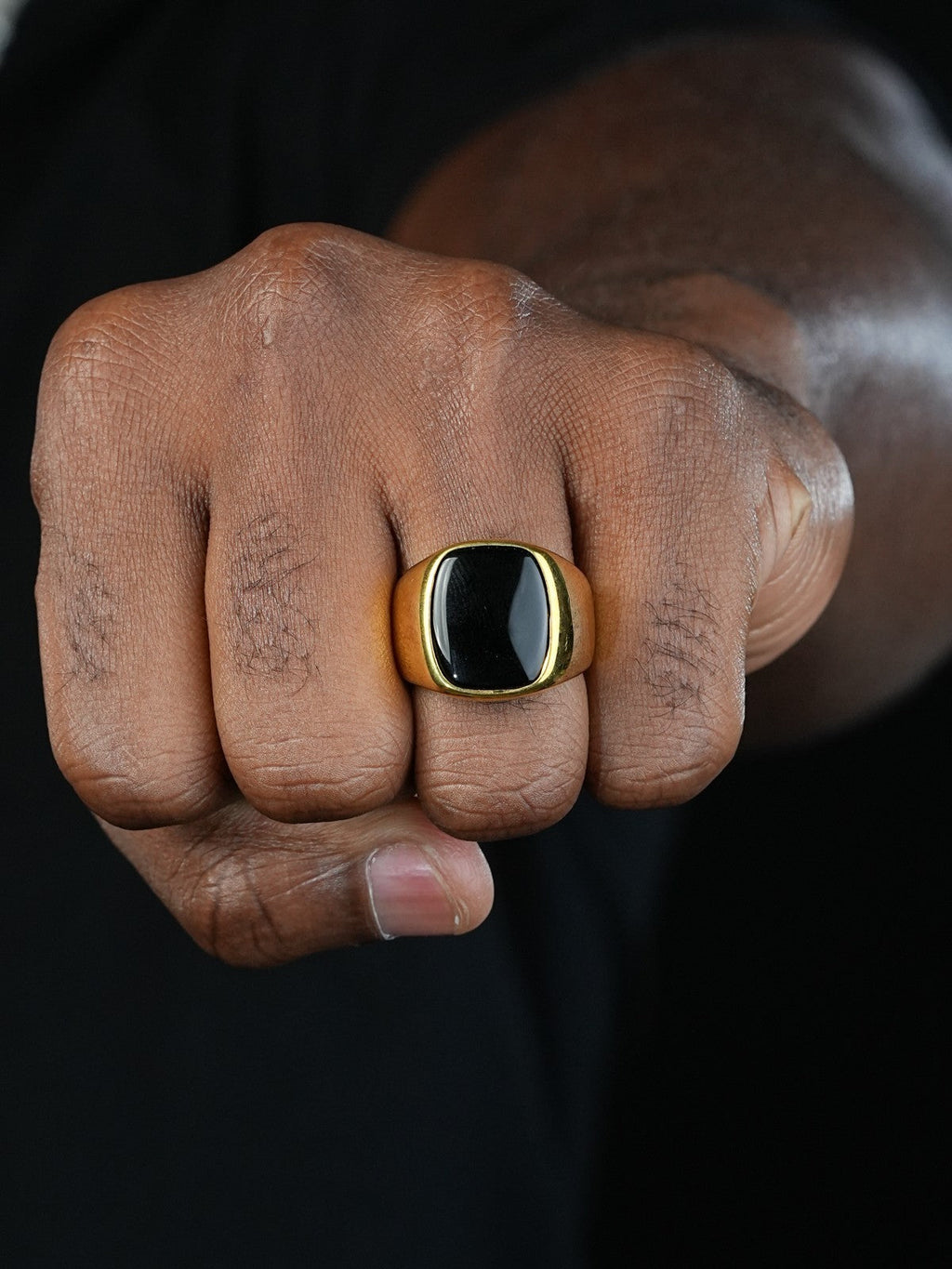 Midnight Don Ring | 14k Gold Vermeil 925 Silver