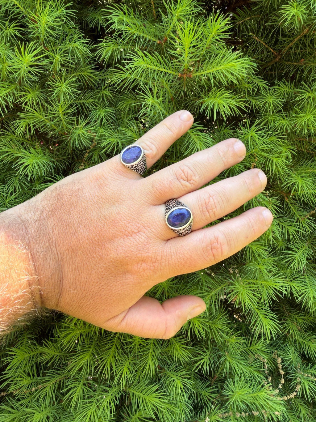 Columbian King Ring | 925 Silver Oxidized