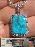 Moissanite Royalty Ocean Freeze Pendant | 925 Silver