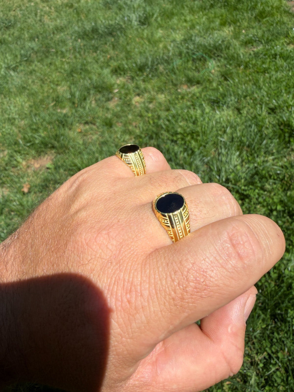 Navajo Tribe Ring | 14k Gold Vermeil 925 Silver