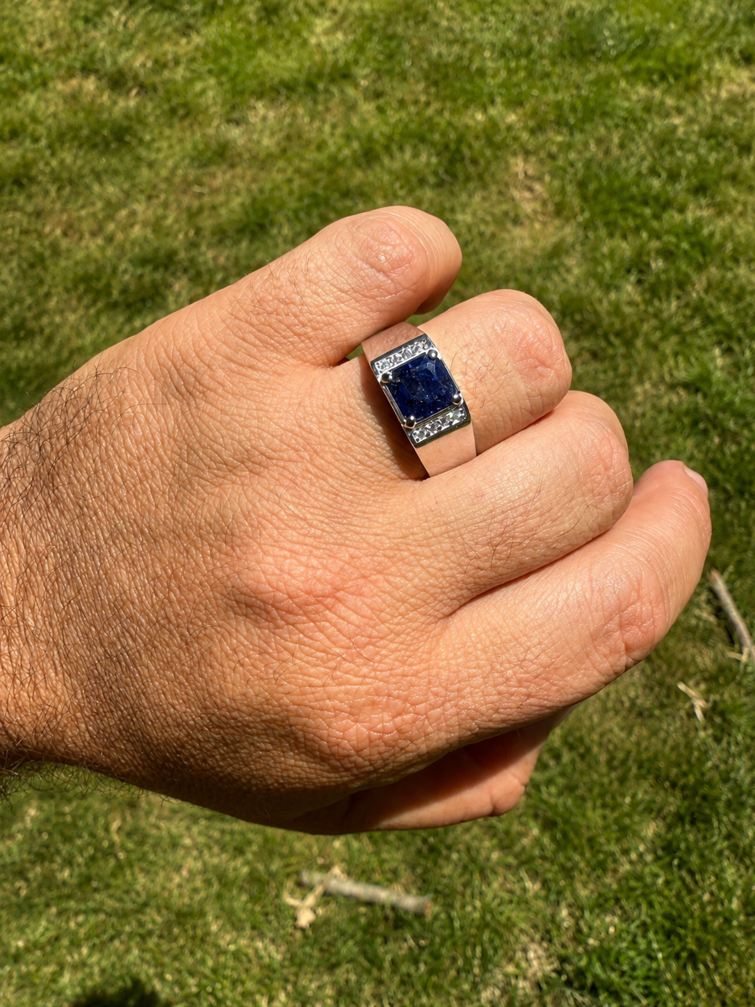 Moissanite Kingsmark Ring | 925 Silver
