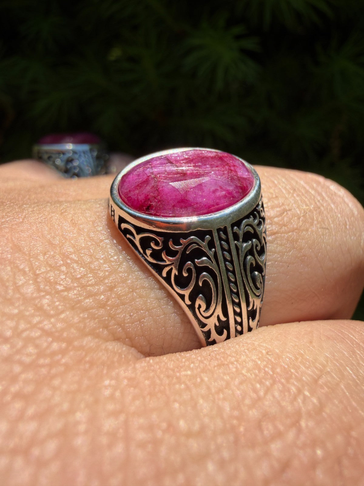 Columbian King Ring | 925 Silver Oxidized